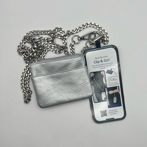 Silver Save the Girls Clip and Go